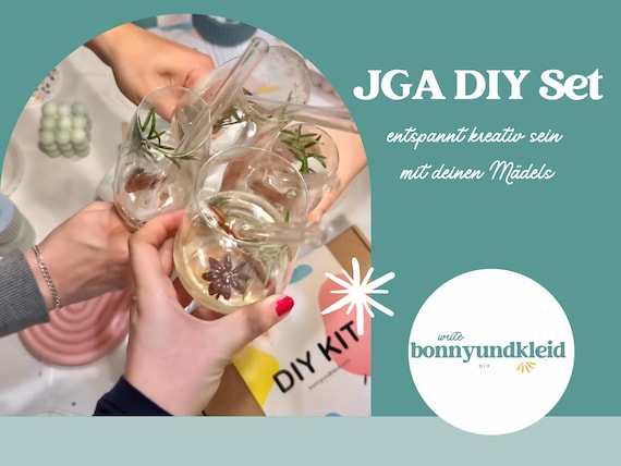 Junggesellinenabschied Idee für Zuhause: kreative DIY-Sets für euren Junggesellinnenabschied, JGA Ideen Frauen I JGA Ideen Frauen ruhig