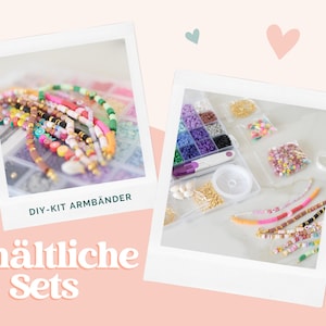 Kit DIY JGA Aktivität für Zuhause | Junggesellinnenabschied Idee Frauen | Kit JGA de Basteln | Kreative Beschäftigung Braut Armbänder - Kit