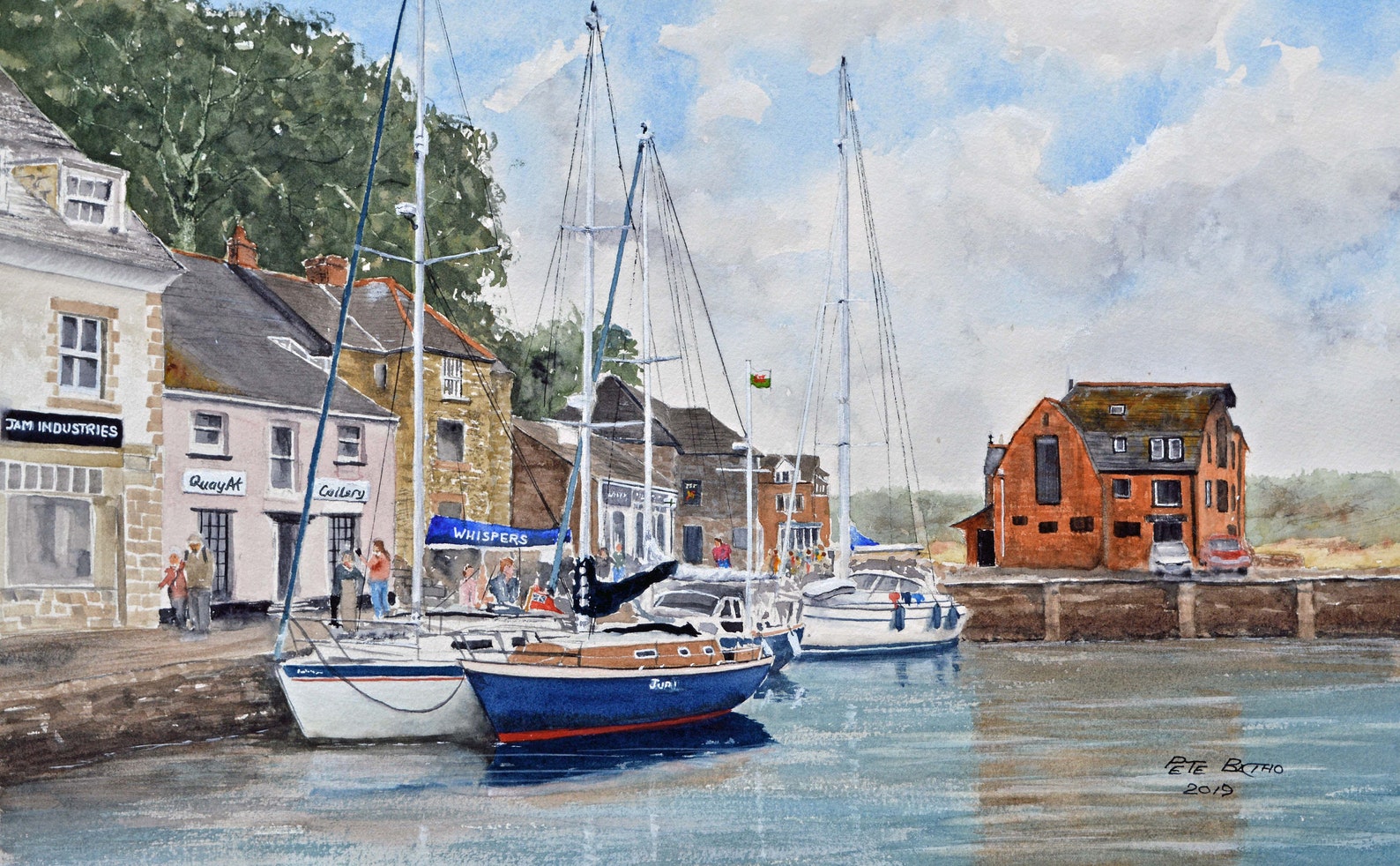 Padstow Harbour Fine Art Print Etsy