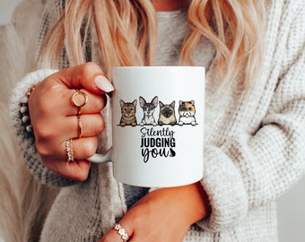Cat coffee mug, cat ceramic mug, cat mug, cute cat mug, Coffee Mug For Cat Lover, cat owner mug, cat love mug, crazy cat lady mug
