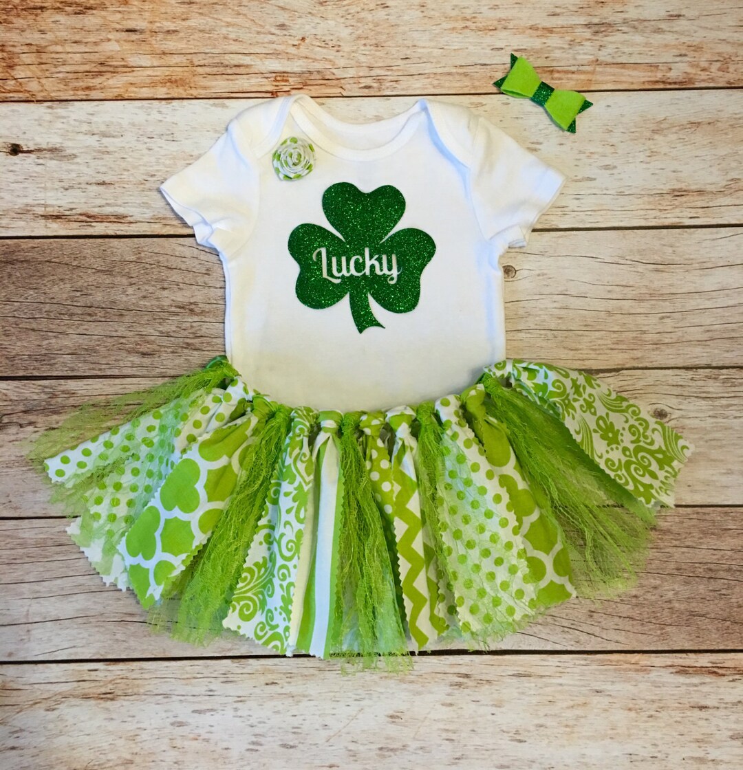 infant girl st patricks day outfit
