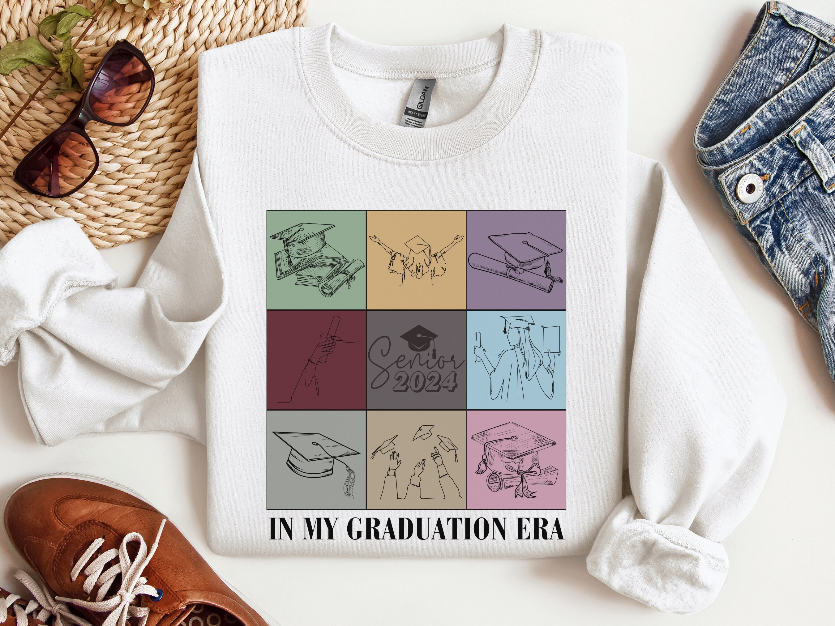 In My Senior Graduation 2024 Era Shirt, Class of 2024 Tee, Graduation ...