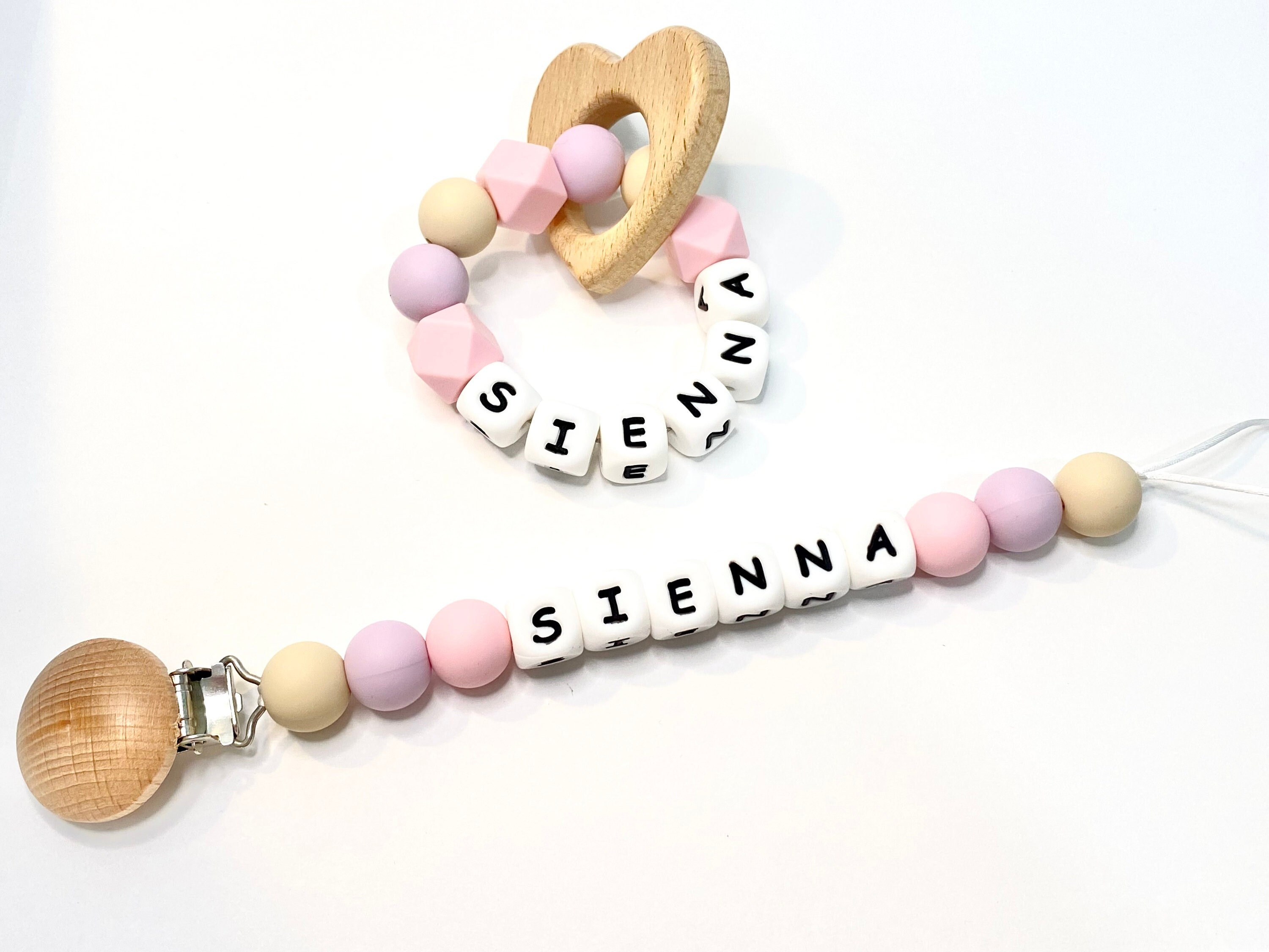 PACIFIERS CLIPS PERSONALIZE Pacifier Clip With Name Silicone Etsy