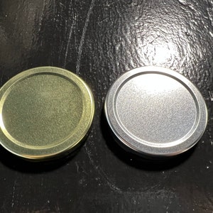 Replacement Lids | #70 | Twist | Lug Type | 70mm Neck Jars | Gold | Silver | Plastisol Lining | Candle