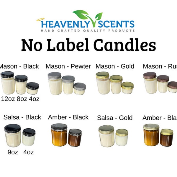 Sample Soy Candles | Test Before Bulk Wholesale Purchases | Heavenly Scents