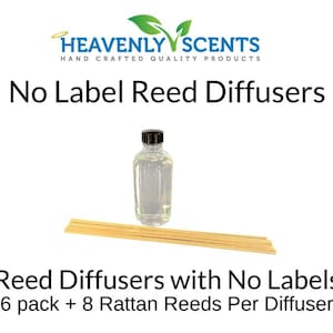 Economical Reed Diffusers Bundle - Set of 6 - Unbranded - Eco-Friendly Reeds