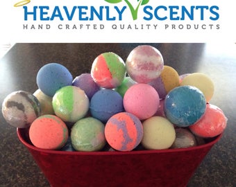 Bath Bombs for Kids - Get 15 (2.0 oz) Various Bath Bomb Fizzies - Kid Friendly Names - Birthday Party Favors Gifts