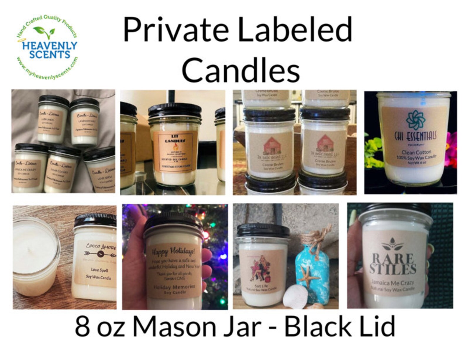 Private Label Candles Wholesale Candles Bulk Soy Wax Etsy