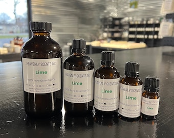 Lime Pure Essential Oil | Bulk | Real | Citrus Latifolia | Aromatherapy