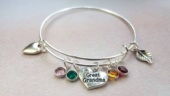 great grandma gift grandma bracelet grandmother gift etsy