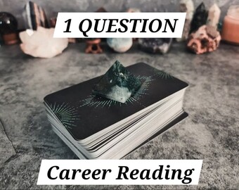 Carrière Lecture de tarot | 1 question | 3 cartes à tartiner | Livraison en 24 heures ou moins