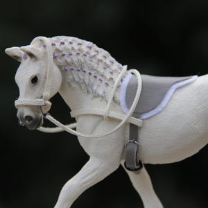 Riding pad set for schleich horses
