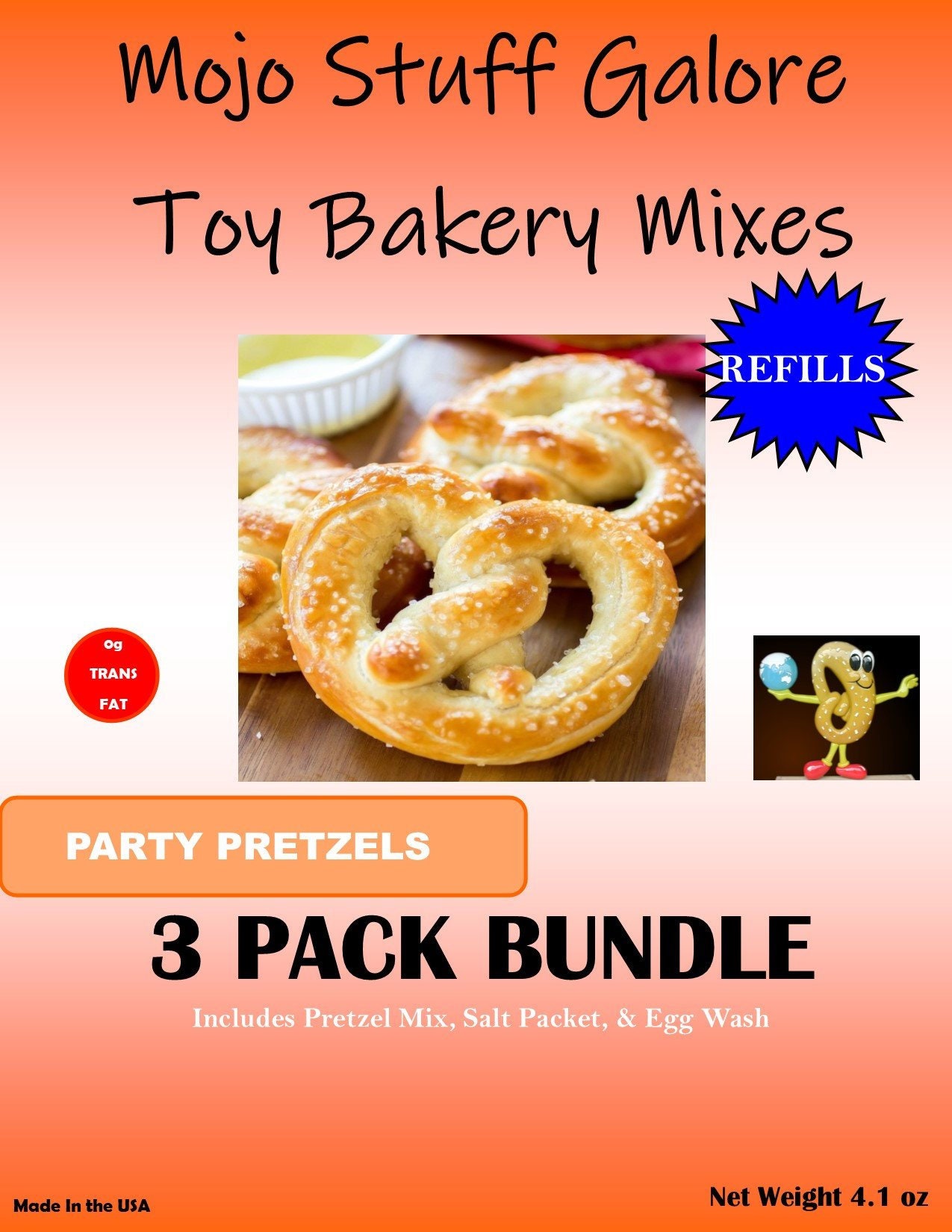 Ultimate Easy Bake Oven Mixes Pretzel Edition 3 PACK 5.2 oz | Etsy