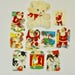 Lot of 10 Used Vintage 1940s & 1950s Christmas Holiday Baby Boy Girl Children Kids Greeting Cards Ephemera Crafting Framing Decor Ornaments