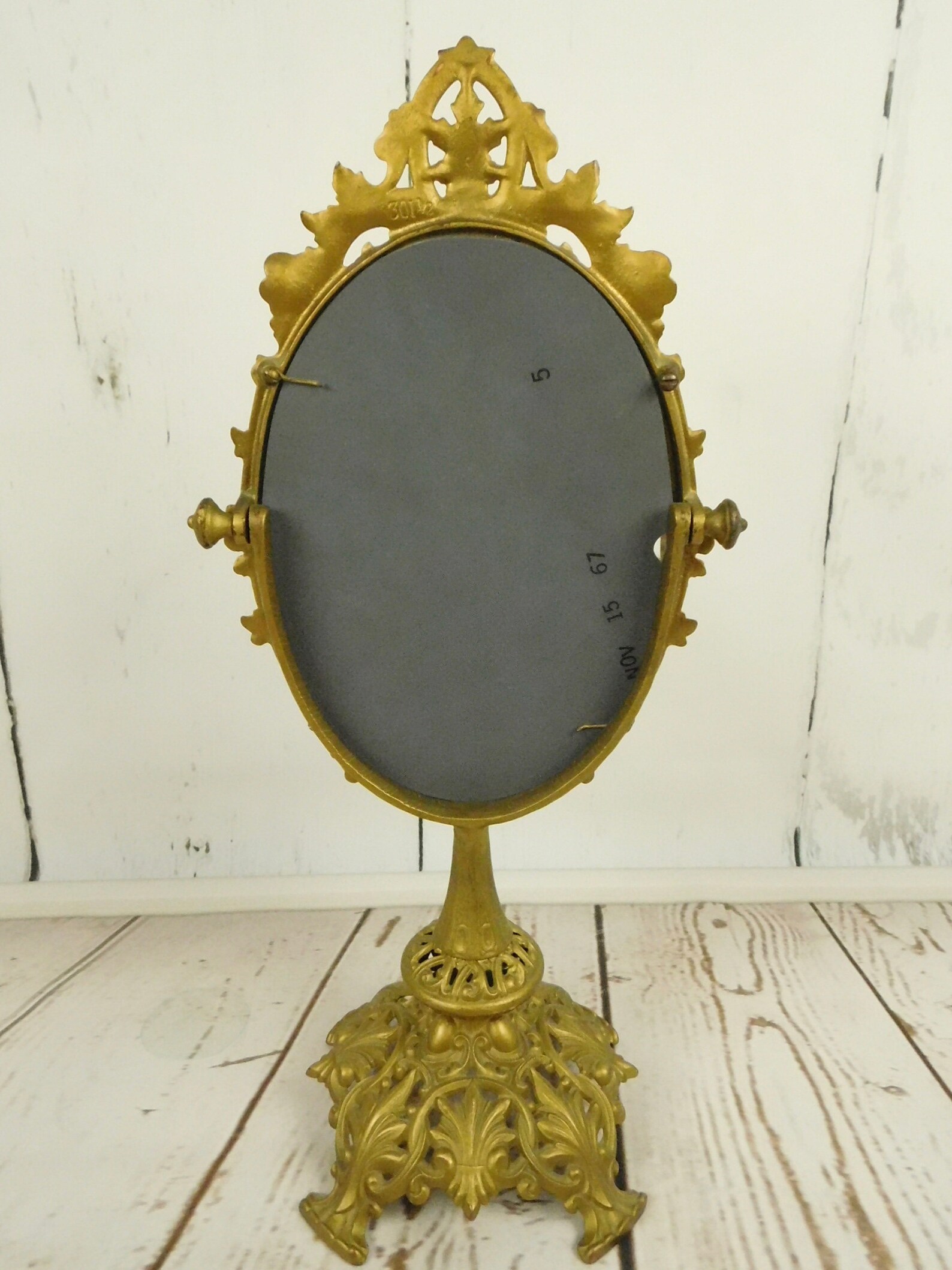 Cast Metal Ornate Victoriano Look 1960s Heavy 18 Mesa | Etsy