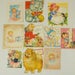 Lot of 10 Used Vintage 1940s and 1950s Birthday Holiday Children's Kids Greeting Cards Ephemera Crafting Framing Decor Ornaments