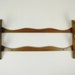 Vintage 70s 80s Wood Wall Gun Rack Holds 2 Guns Rifles Shotguns Rustic Hunting Cabin Man Cave