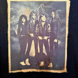 Metallica - Band Shirt - Thrash 80&#39;s Cliff Burton Era - Sublimated Print - Black T Shirt - Unisex S - M - L - XL - XXL