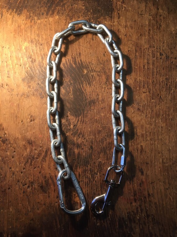 Heavy Link Steel Chain Wallet Keychain Biker Rocker Zakk Wylde