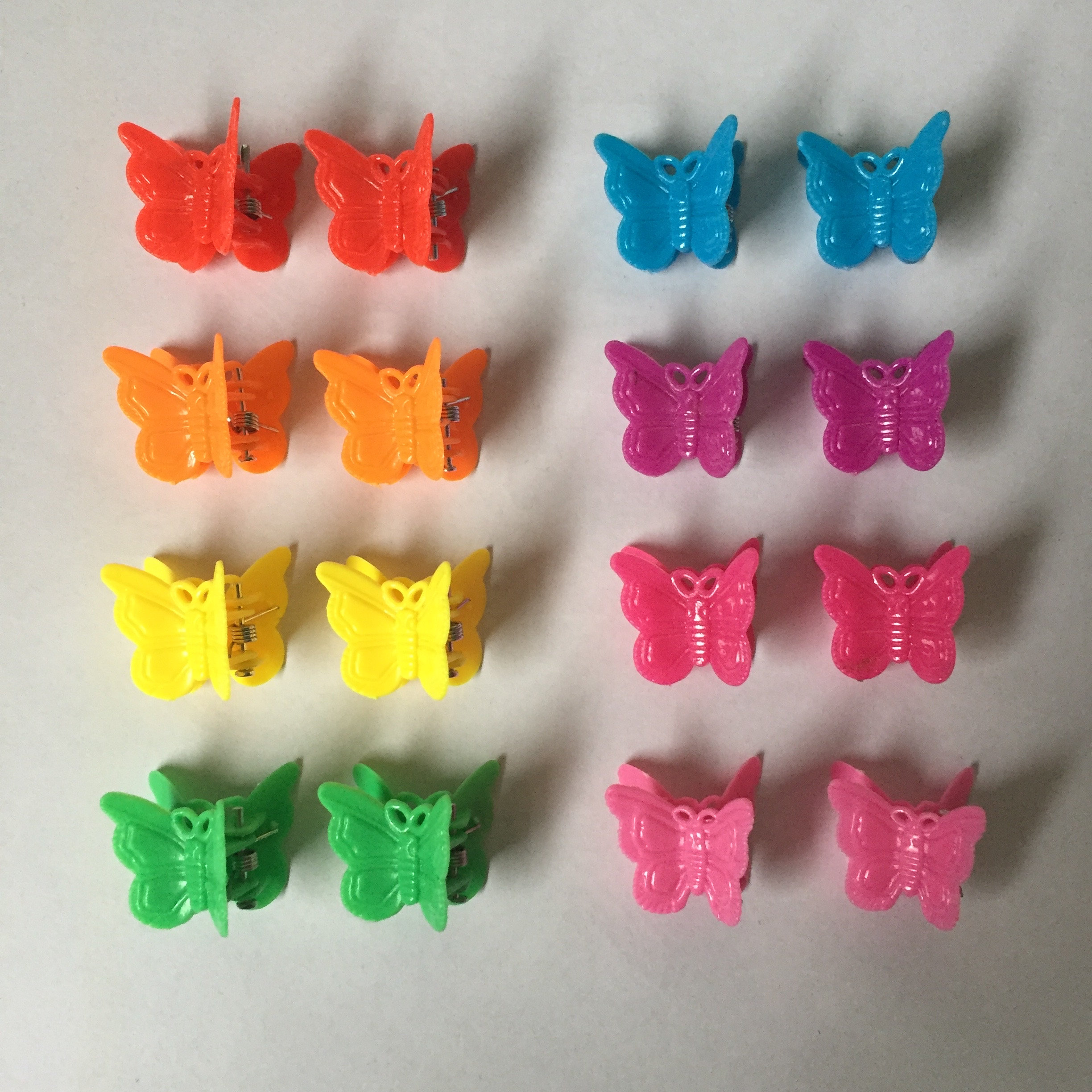 Y2k 2000s Butterfly Clips (set of 16) - Etsy