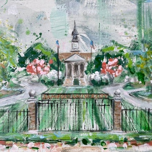 Samford University Print on Canvas, Art Print on Canvas