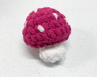 Crochet Mushroom Plushie, Soft Toy, Mushroom Cute, Stuffed Mushroom