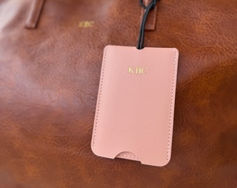 Personalized Luggage Tag Personalized for Suitcase Tag Monogram Bag Tag with Name Luggage Name Tag Custom Luggage Tag Leather Luggage Tag