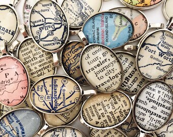 necklace bracelet TRAVELER dictionary word jewelry vintage authentic definition word of the year