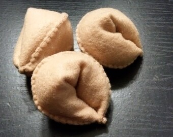 Felt Catnip Fortune Cookies (Set of 3)