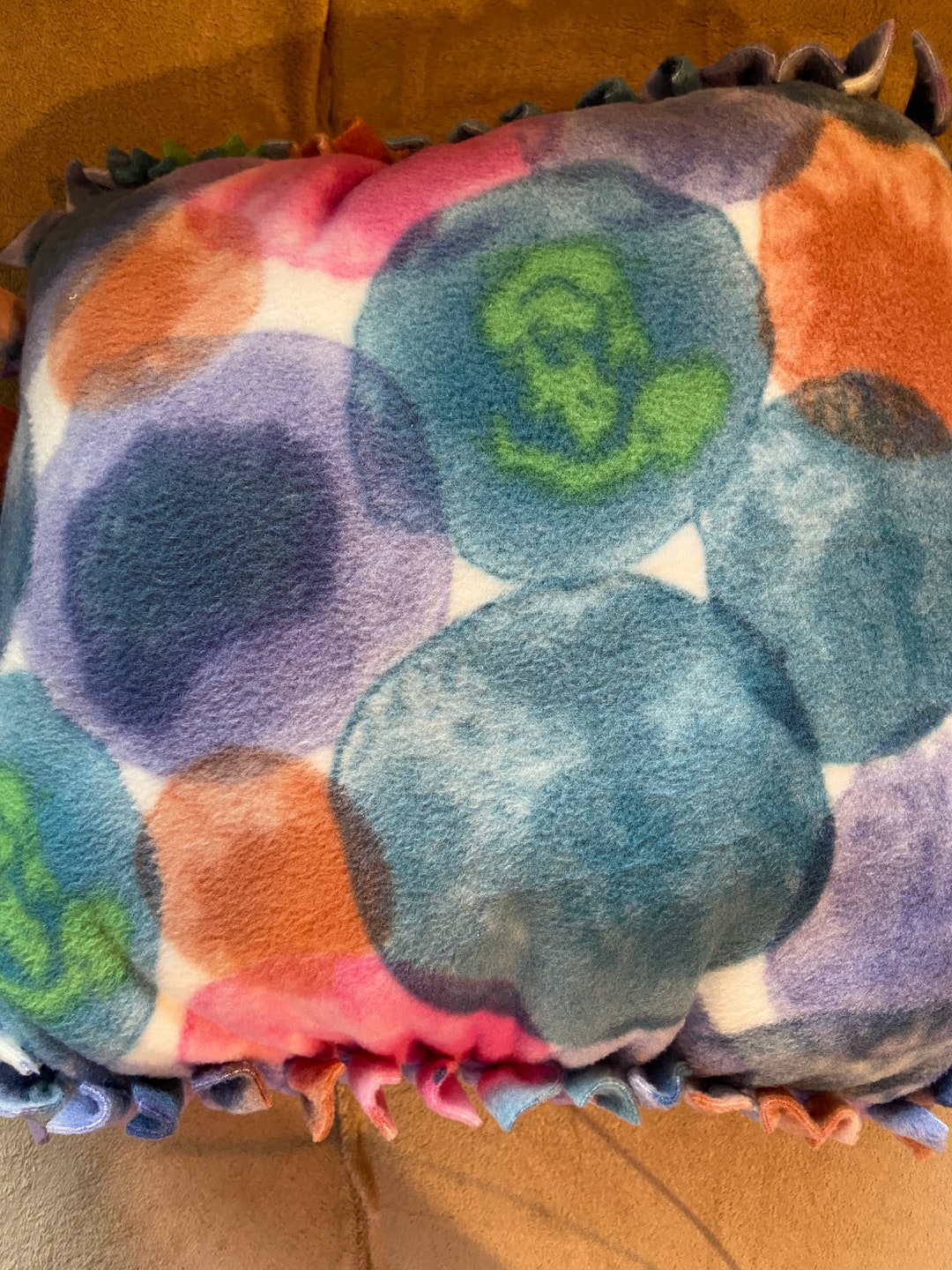 Nosew Fleece Bubble Pillow Etsy