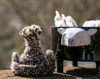 Handmade Mini Barrete de Orelhas