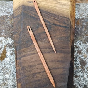Wooden Tapestry Needle for Fiber Makers and Artists