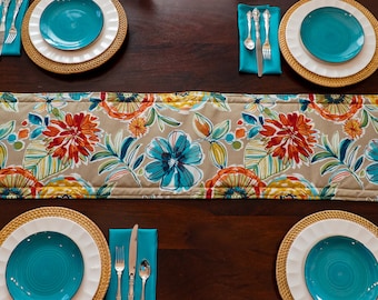 Hot Pad Table Runner - Assorted Styles Reversible Floral and Patterns - Fabric Trivet - Kitchen - Home Decor