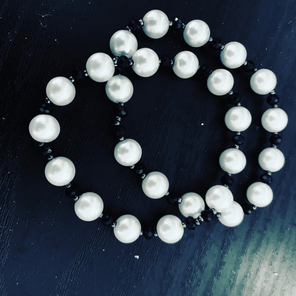 Beaded Pearl Bracelet
