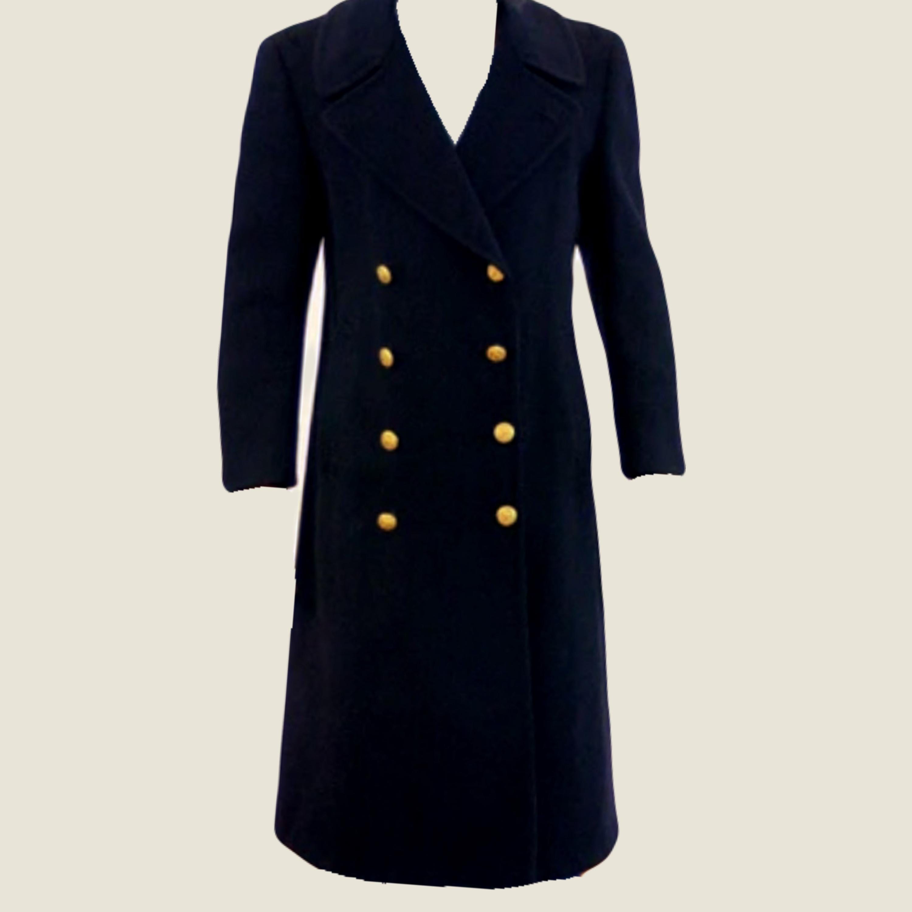 Melton Wool Overcoat - Etsy