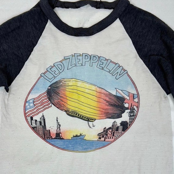 1975 Led Zeppelin North American Tour  Vintage T- 