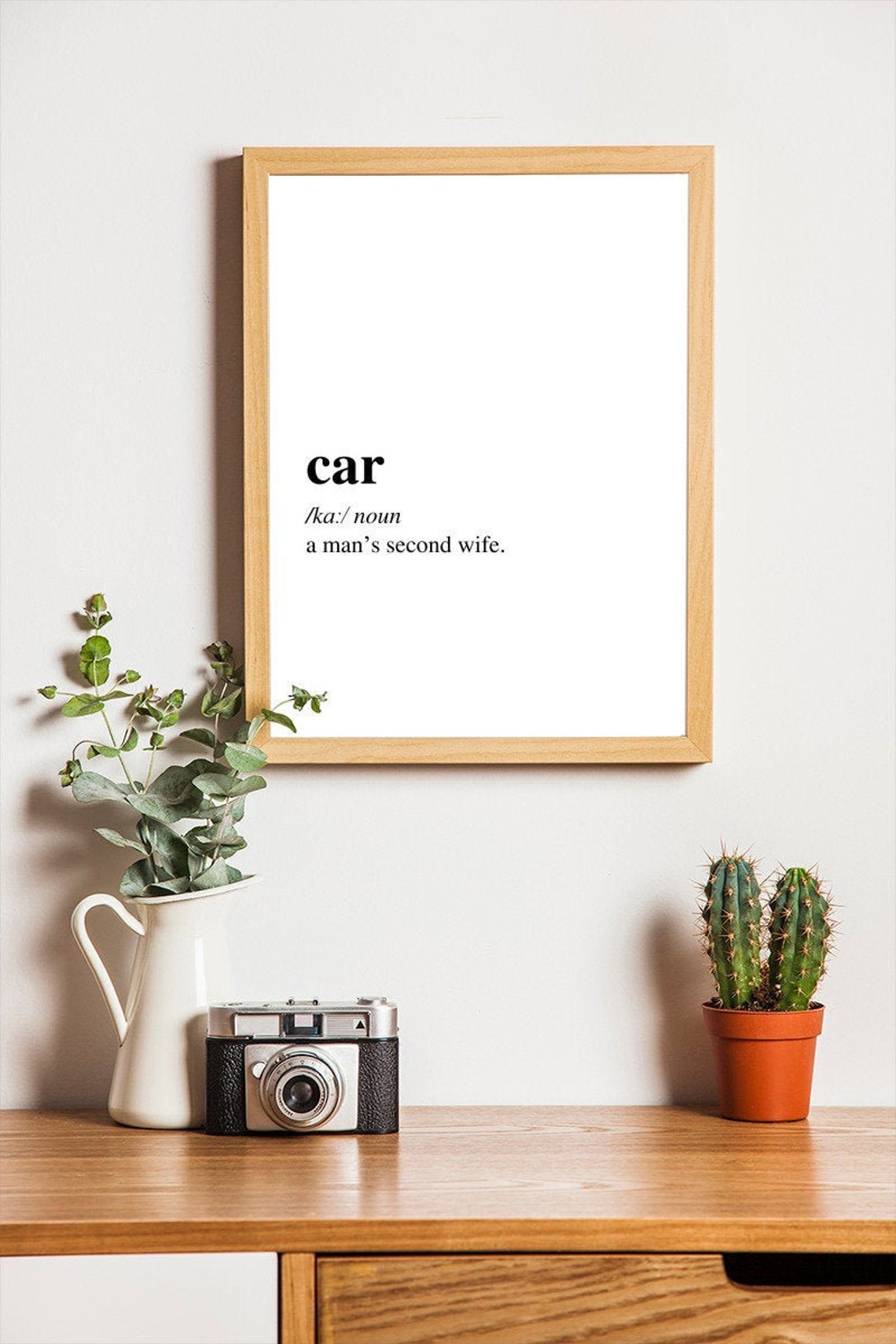 Car Definition Word Art Printable Quote Printable Word Etsy