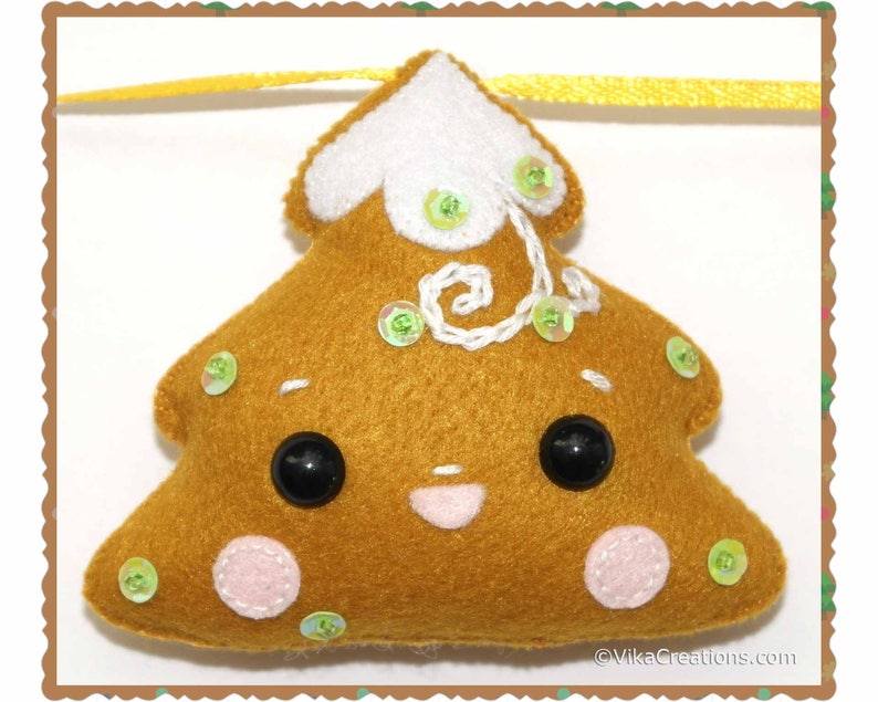 Girl Five Gingerbread Style Ornaments with Pompoms Boy Felt Christmas Tree Garland Ready To Ship House Xmas Tree Christmas Garland