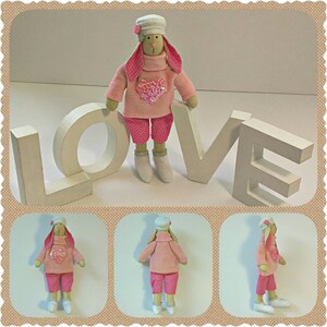 Bunny, Tilda Bunny, Handmade Tilda Doll, Home and Holiday Decor, Handmade Bunny, Handmade Animal, Handmade Easter Decoration