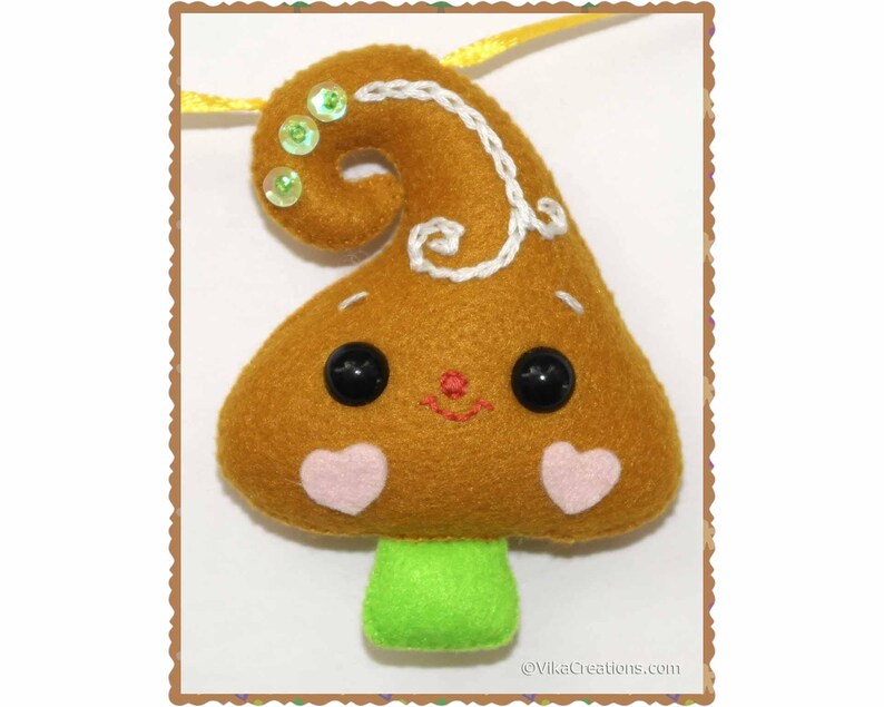 Girl Five Gingerbread Style Ornaments with Pompoms Boy Felt Christmas Tree Garland Ready To Ship House Xmas Tree Christmas Garland