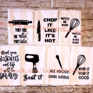 Adorable Lyric inspired lint free flour sack tea towel *CHRISTMAS GIFT*