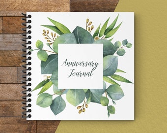 Diario de aniversario / Recuerdo del 1.º al 70.º año / Regalo de boda y matrimonio para parejas