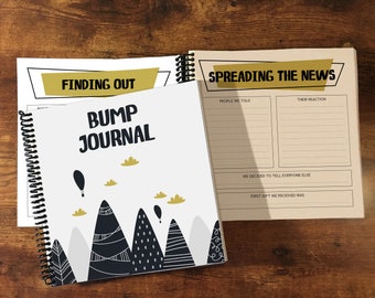 Bump Journal | Three Colors Available | Pregnancy Keepsake Journal