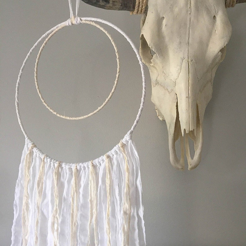 Modern Dream Catcher Bohemian Wall Hanging Wedding Etsy