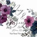 see more listings in the Blue-Navy Floral Clipart section