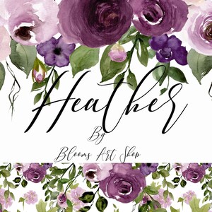 Arrangements de clipart pivoine rose pourpre, bouquet de mariage aquarelle pour la fabrication de cartes, invitations à faire soi-même, graphiques de scrapbooking, fleurs. WC311