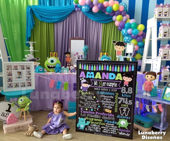 Geburtstag Monster Inc Monster Universitat Boo Monster Inc Etsy