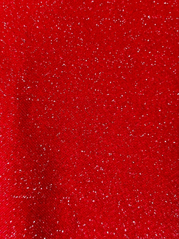 90s y2k metallic red nylon sleeveless top - image 3