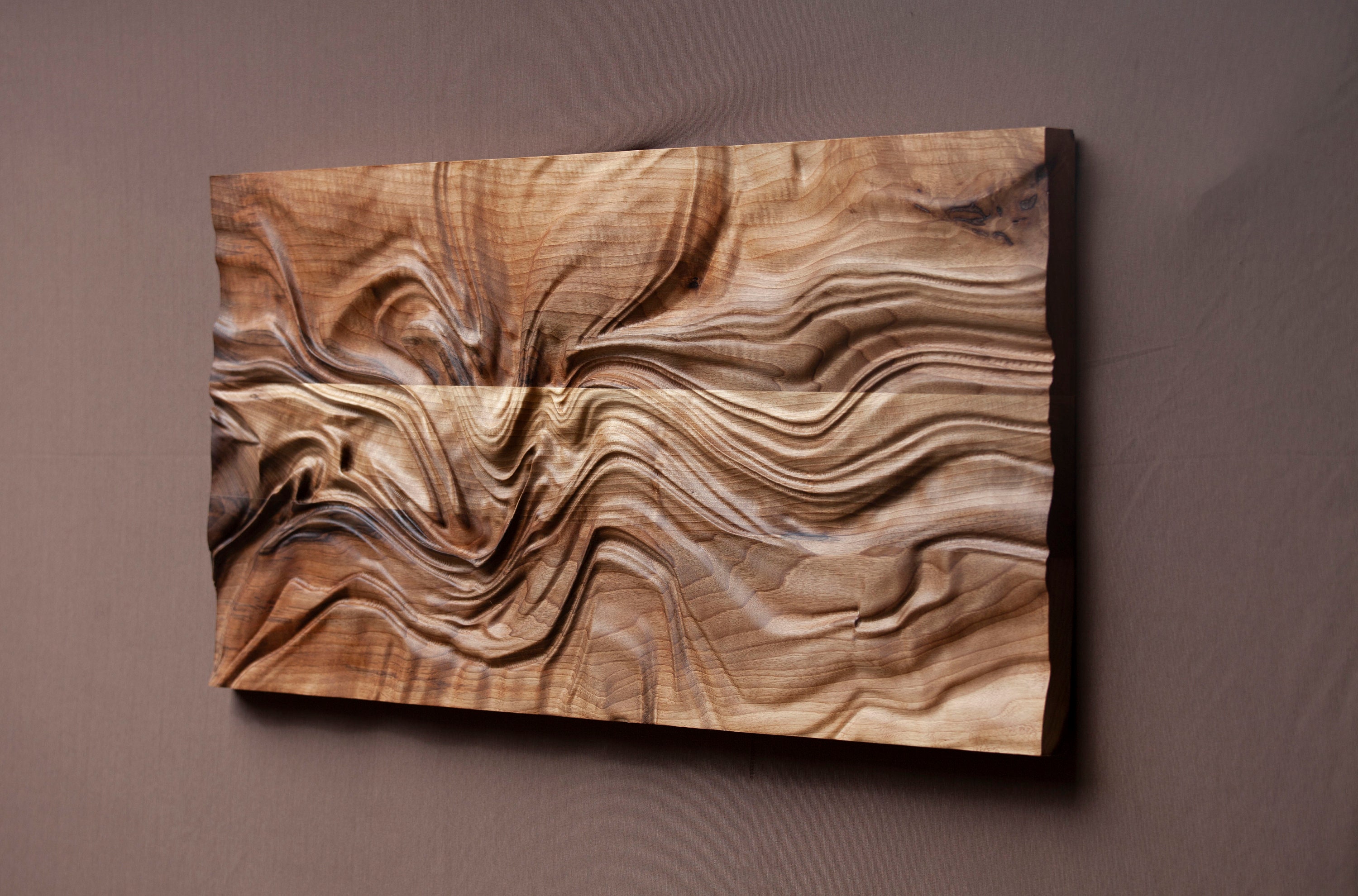 Abstract Wood Sculptures - Flow series