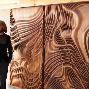 Extra large size wall sculpture